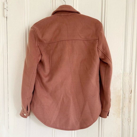 Abercrombie Shacket Rose Pink Color - Picture 5 of 5